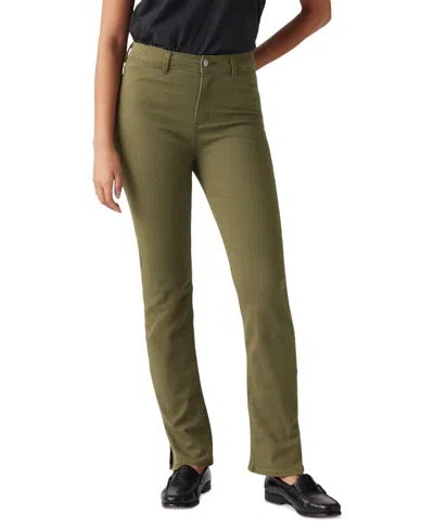 Levi's Women's High-rise Tailored 724 Straight-leg Jeans In Ivy Green