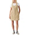 Levi's Tuli Corduroy Mini Dress In Safari Gd