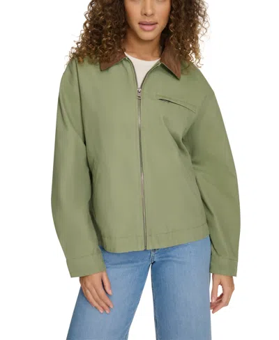 LEVI'S WOMEN'S UTILITY COLLAR JACKET