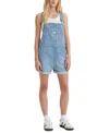 Levi's Women's Vintage-style Cotton Denim Shortalls In In The Field