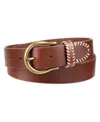 Levi's Women's Western Genuine Leather Contrast Stitch Belt
