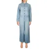 Levi's Womens Drawstring Hem Denim Jumpsuit