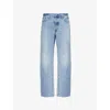 Levi's 501 90s High Rise Straight Ankle Jeans In Sweetest Taboo In Piece Of History