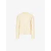 Levi's Womens Levis Isabel Cable-knit Knitted Jumper In White Swan