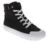 Levi's Womens Olivia Ii Ct Cvs Casual Lace Up Hightop Sneaker Shoe In Black