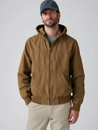 Levi's Worker Hoodie In Z9999 Cny Black Gold