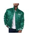 Levi's X Starter Men's Green New York Jets Silver Tab Trucker Full-snap Jacket In Green