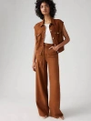 Levi's Xl Straight Sorrel Horse Linen Clothing In Sorrel Horse