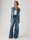 Levi's Xl Straight High-rise Straight-leg Jeans In Stop Flaxing