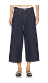 Levi's High Waist Wide Leg Culotte Jeans In Shaded View