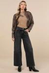 Levi's Women's '94 Baggy Wide-leg Relaxed-fit Denim Jeans In Black