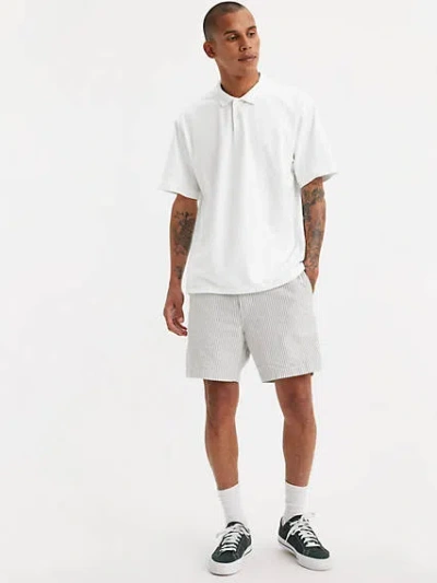 Levi's Xx Chino Authentic 6" Men's Shorts 38 In Weathervane Marlon Stripe Seersucker