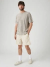 Levi's Xx Chino Authentic Relaxed Men's Shorts 32x8 In Vanilla Astral Aura Stripe