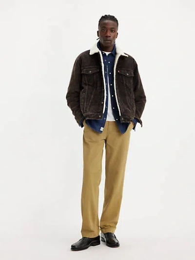 Levi's Xx Chino Authentic Straight Pants In British Khaki Soft Garment Dye