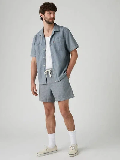 Levi's Xx Chino Bay Shorts In Indy Mid Wash Stripe