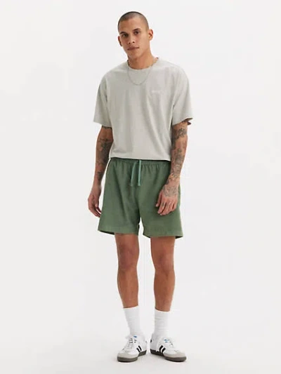 Levi's Xx Chino Easy Corduroy 6" Men's Shorts M In Duck Green