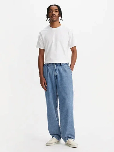 Levi's Xx Chino Loose Straight Pleated Lightweight Pants In Quarter Past