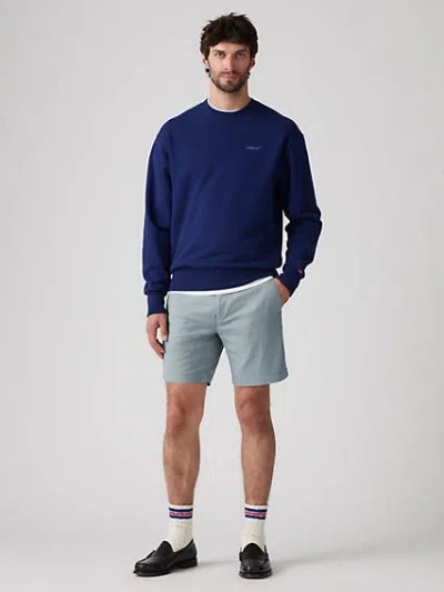 Levi's Xx Chino Standard Cotton Linen Shorts In Steam Blue