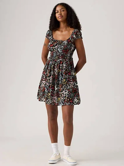 Levi's Yara Crepe Dress In Multi Floral
