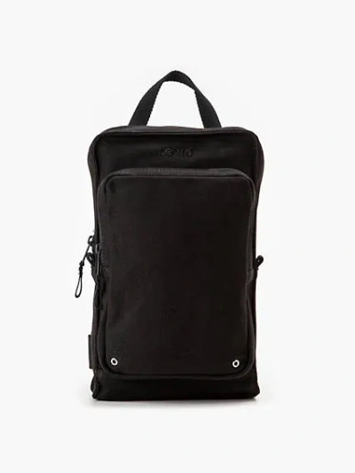 Levi's Zip Sling Bag In Black