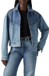 Levi's Shrunken 90s Trucker Western Jacket In Ironic Iconic Trucker