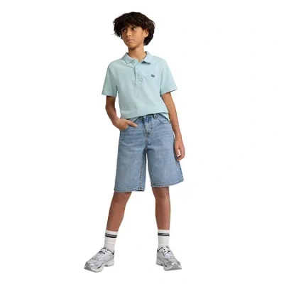 Levi 's Skate Big Kid Boys Adjustable Waist Denim Short In Blue