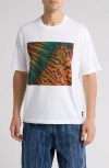 Levi's Skate Box Oversize Graphic T-shirt In Earth White Tie Dye Graphic