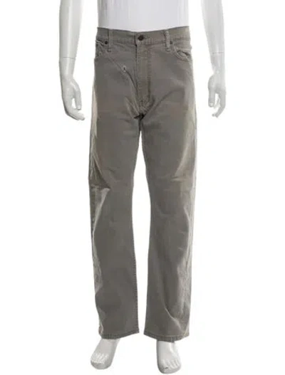 Pre-owned Levi Strauss 513 Red Tabs Straight-leg Jeans In Grey