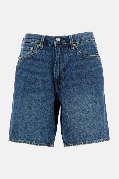 Levi Strauss & Co 468 Loose Shorts In Blue