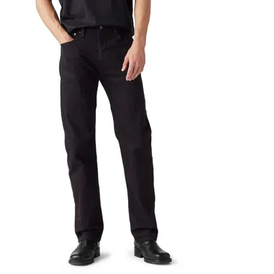 Levi Strauss & Co 505 Mens Denim Cotton Straight Leg Jeans In Black