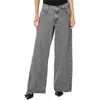 Levi Strauss & Co Plus Take Chances Womens Denim Baggy Wide Leg Jeans In Gray