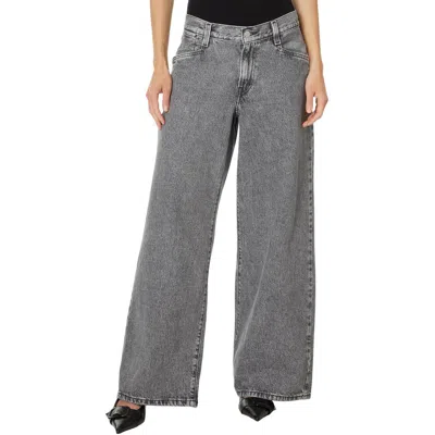 Levi Strauss & Co Plus Take Chances Womens Denim Baggy Wide Leg Jeans In Gray