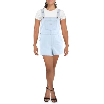 Levi Strauss & Co Plus Womens Crop Denim Overall Jeans