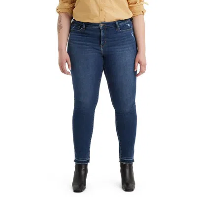 Levi Strauss & Co Womens Stretch Denim Skinny Jeans In Blue