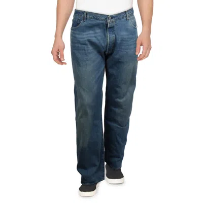 Levi Strauss & Co 501 Mens Denim Cotton Straight Leg Jeans
