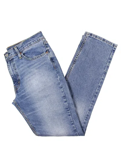 Levi Strauss & Co Mens Denim Cotton Slim Jeans In Blue