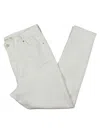 Levi Strauss & Co Plus Womens Denim Natural Waist Skinny Jeans In White