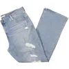 Levi Strauss & Co Plus Womens High Rise Light Wash Bootcut Jeans In Blue