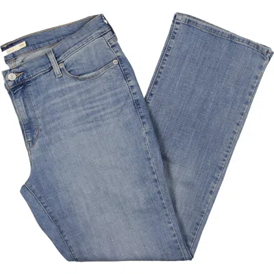 LEVI STRAUSS & CO PLUS WOMENS MID-RISE STRETCH BOOTCUT JEANS