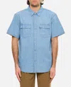 Levi Strauss & Co Short Sleeves Relaxed Fit Western In Sky Blue