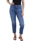 Levi Strauss & Co Wedgie Womens High Rise Medium Wash Tapered Leg Jeans In Blue