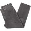 Levi Strauss & Co Womens Cotton Denim Cropped Jeans In Black