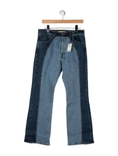 Pre-owned Levi Strauss Mid-rise Flared Jeans W/ Tags In Blue