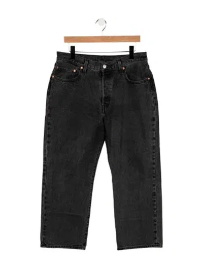 Pre-owned Levi Strauss Mid-rise Straight Leg Jeans In Multi