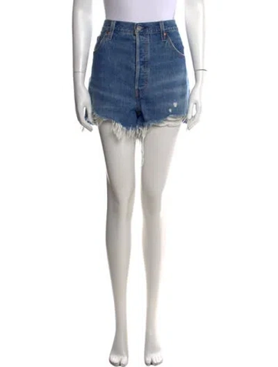 Pre-owned Levi Strauss Mini Shorts In Blue