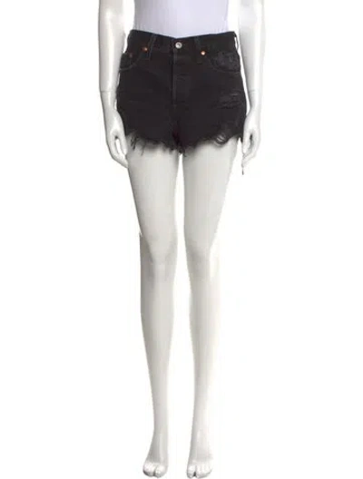 Pre-owned Levi Strauss Mini Shorts In Gray