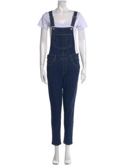 Pre-owned Levi Strauss Scoop Neck Overalls In Blue