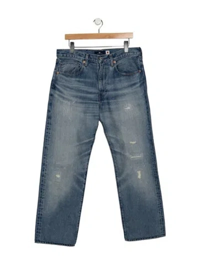 Pre-owned Levi Strauss Straight-leg Jeans In Blue