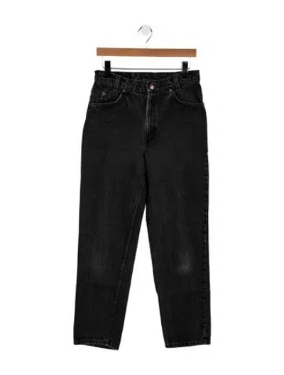 Pre-owned Levi Strauss Vintage Straight Leg Jeans In Black