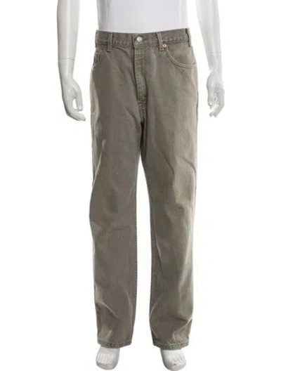 Pre-owned Levi Strauss Vintage Straight-leg Jeans In Grey